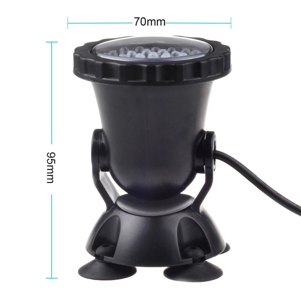 IP68 Waterproof LED Underwater Light Bluetooth APP Remote Control Night Lamp Swimming Pool Fountains Pond Aquarium Spot Light