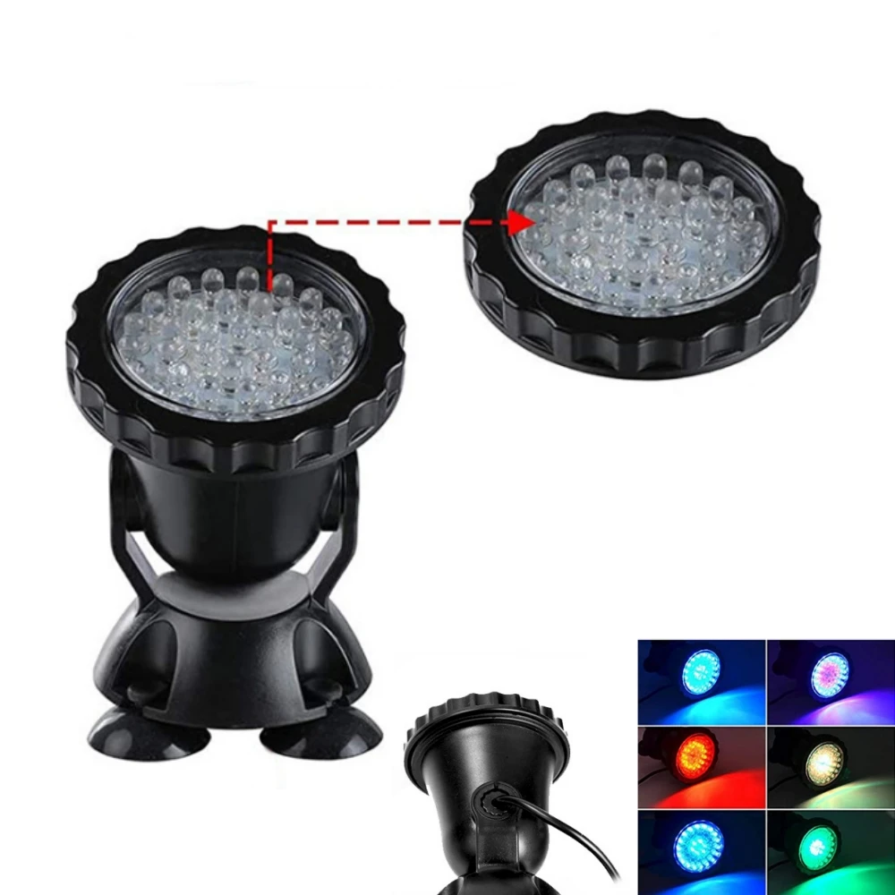 IP68 Waterproof LED Underwater Light Bluetooth APP Remote Control Night Lamp Swimming Pool Fountains Pond Aquarium Spot Light