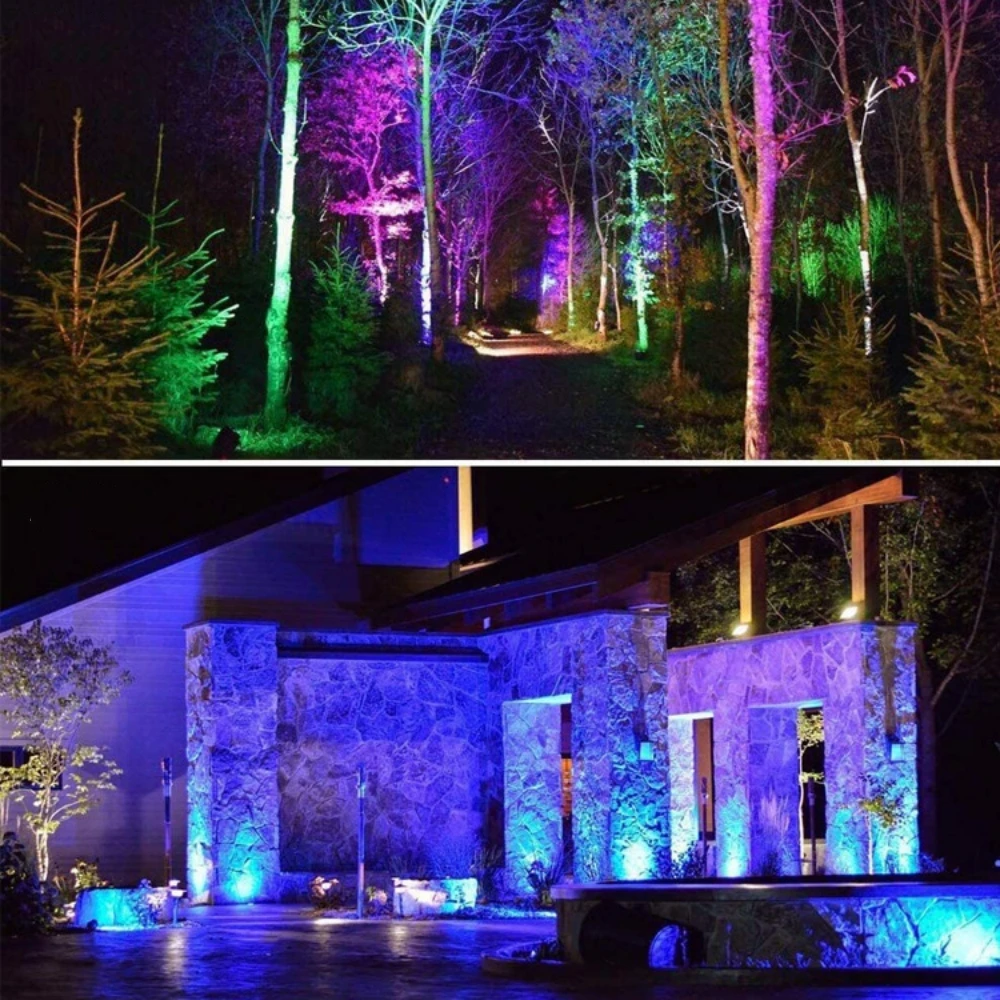 IP68 Waterproof LED Underwater Light Bluetooth APP Remote Control Night Lamp Swimming Pool Fountains Pond Aquarium Spot Light
