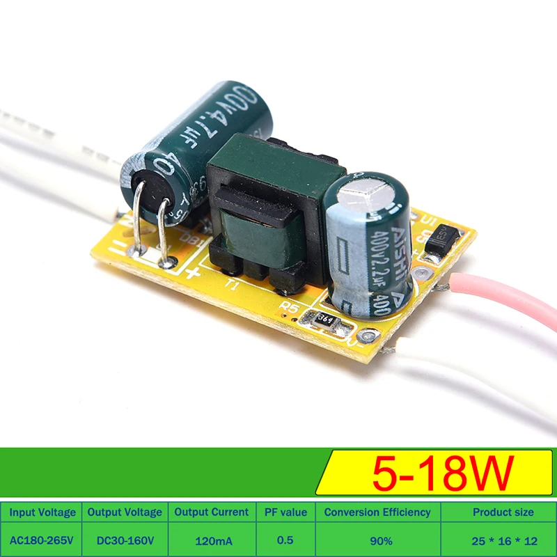 8W 5W 18W 25W 36W 50W 120/240mA/250mA LED Driver Constant Current Light Transformer AC200-240V Power Adapter For LED Bulb DIY