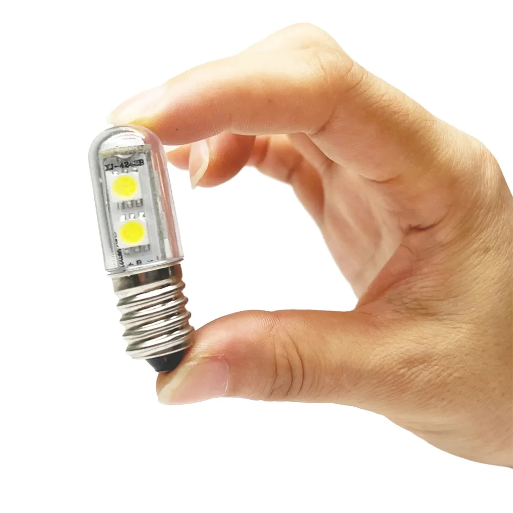 T15 E14 LED Freezer Bulb 0.5W 1W Refrigerator Indicator Lamp AC 220V Warm/Cool White Mini Light Bulb for Home Microwave Oven