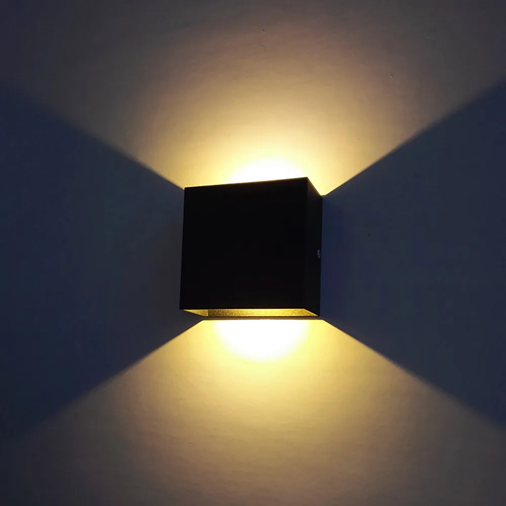 LED Wall Sconces 6W Modern Indoor Lamp White Up Down Wall Mount Lights for Home Villa Living Room Hallway Bedroom Decoration