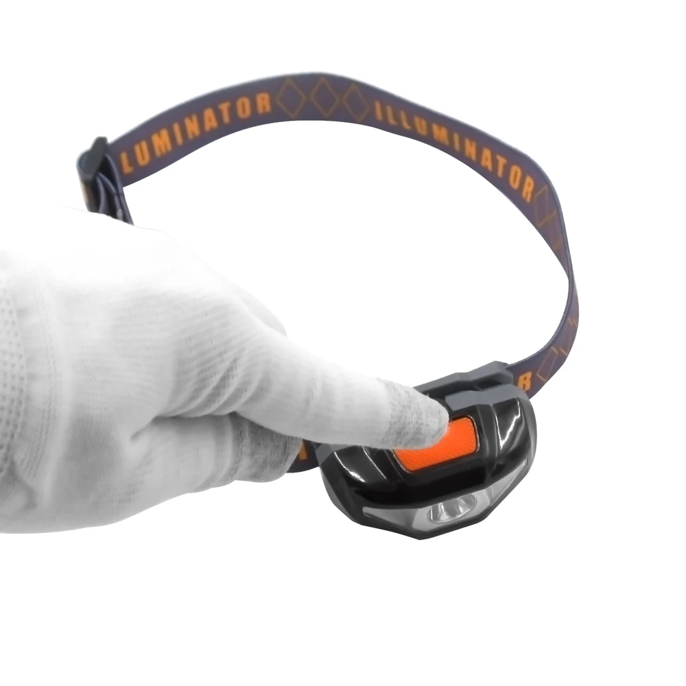 Mini Head Lamp 3 Modes Waterproof LED Flashlight Headlight Headlamp Torch Lanterna with Headband Use AA Battery
