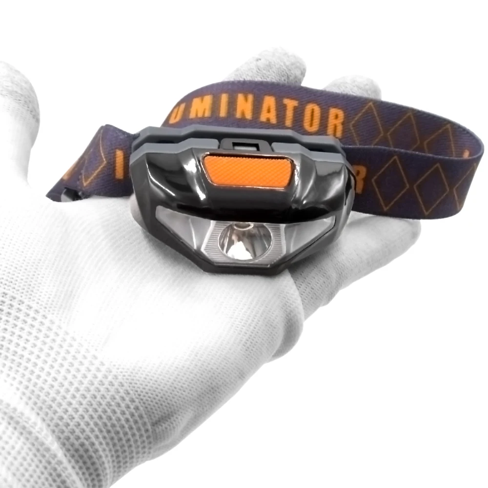 Mini Head Lamp 3 Modes Waterproof LED Flashlight Headlight Headlamp Torch Lanterna with Headband Use AA Battery