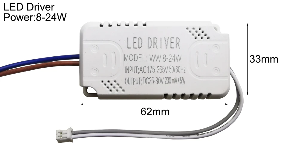 LED Driver 230mA 8-24w 24-40w 40-60w 60-80w 80-120w 100-150w LED Constant Current Driver Power Unit Supply LED Transformer