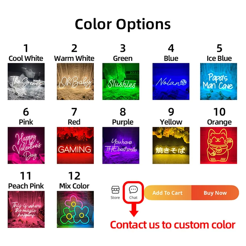 Custom Neon Sign LED First Name Light Kids Name Neon Personalized Sign Teenage Room Decor Neon Led Lamp for Bedroom Wall Decor