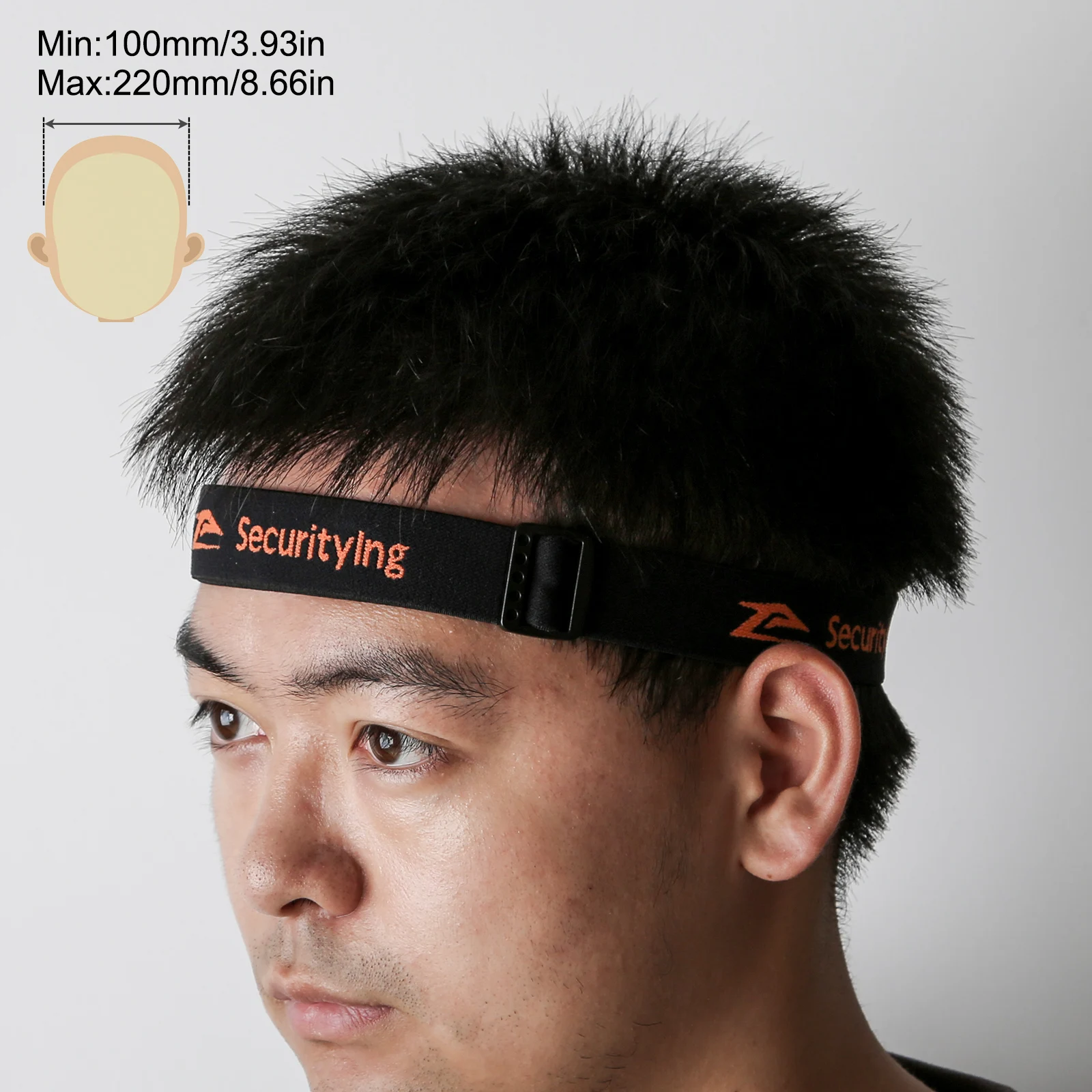 LED Flashlights Headlight Bracket Head Lamp Torch Mount Holder Elastic Head Light Headband Adjustable Headlamp Strap