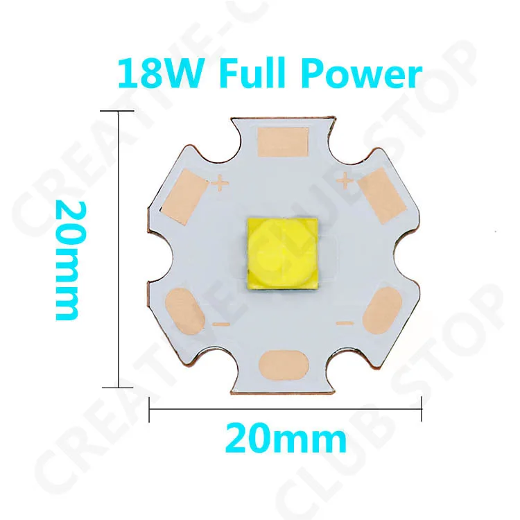LED 3535 5050 1-3W 5-6W 10W 18W LED Light Emitter Diode For LED Flashlight Lamp Bead White 6500K 10000K