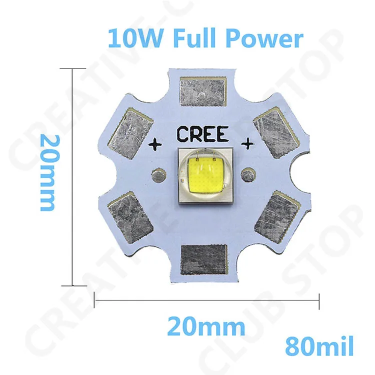 LED 3535 5050 1-3W 5-6W 10W 18W LED Light Emitter Diode For LED Flashlight Lamp Bead White 6500K 10000K
