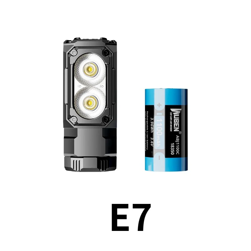 WUBEN E7 Best Rechargeable Headlamp 1800 lumens Include One 26650 Battery