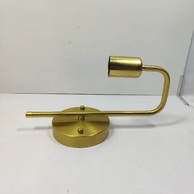 Nordic Bend Pipe Wall Lamp Iron Gold/Black Wall Decor Living Room Bedroom Shop Coffee Shop Bedside Lamp E27 Interior Lighting