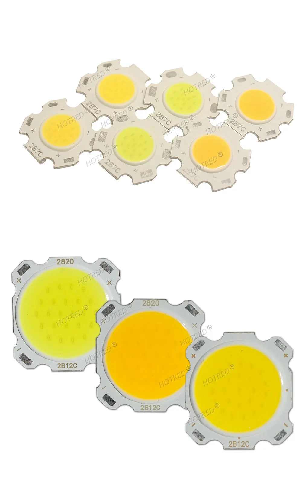 10-50pcs COB LED 3W 5W 7W 10W 12W 15W 18W 30W 36W Neutral Cold Warm White 13mm 20mm 28mm 1919 Chips Lamp SpotLight Downlight DIY