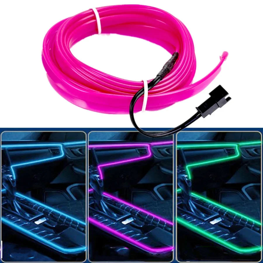 1M/2M/3M/4M/5M Multicolor Led Strip Flexible Neon Light EL Wire Led Neon Dance Party Atmosphere Decor Light String Waterproof