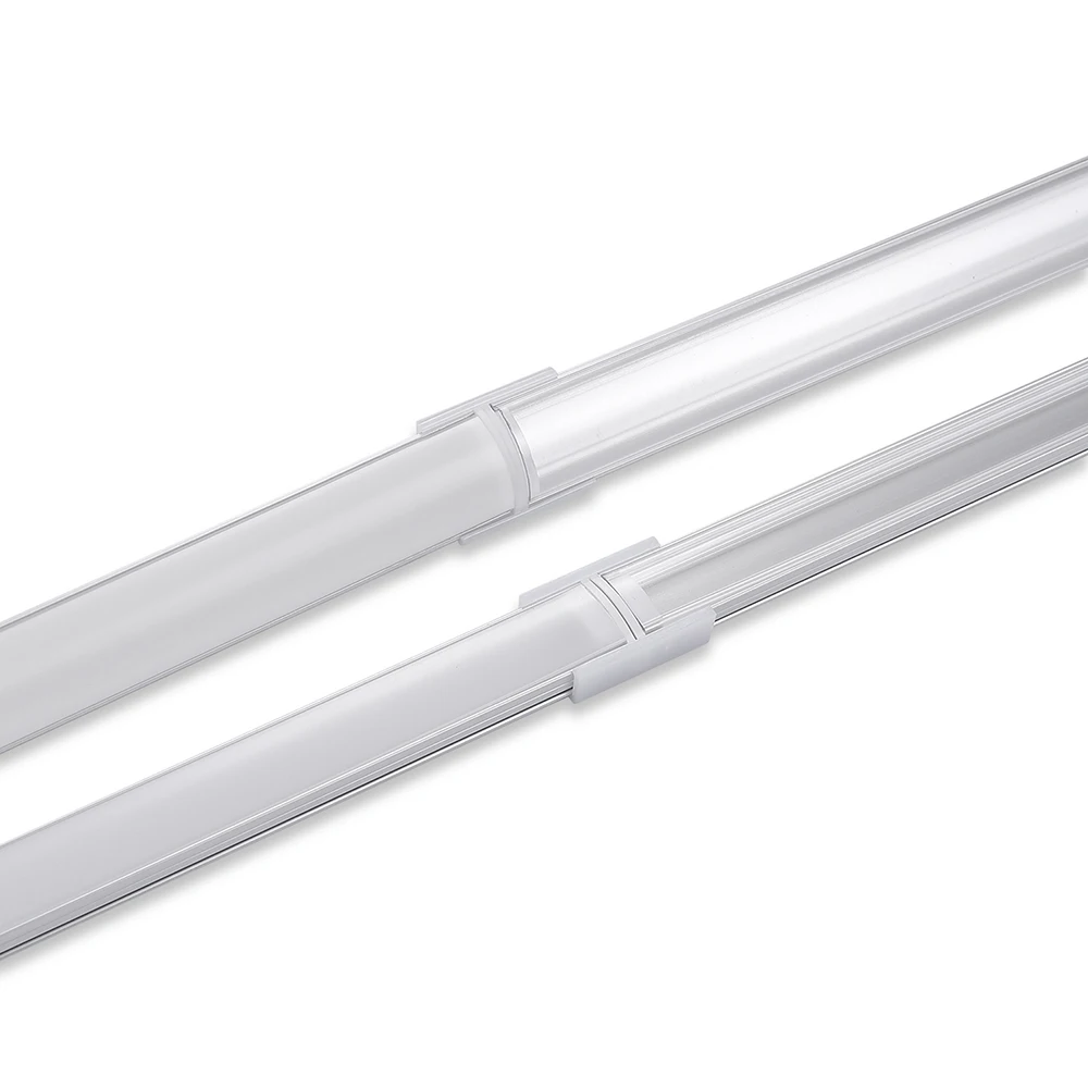 1-24Pcs/Lot 50cm Perfil Aluminio Led Corner Aluminium Profile Channel Holder for LED Strip Light Bar Cabinet Lamp Kitchen Closet