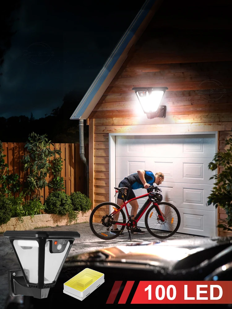5000K Solar Pathway Garden Decor Lights Outdoor With Motion Sensor IP65 Waterproof Solar Lamp Patio Yard Lawn Sunlight Wall Lamp