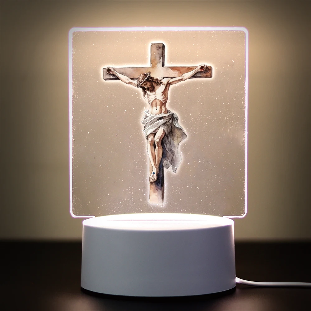 Religion 3D Night Light For Home Room Decoration Nightlight Usb Atmosphere Table Lamp
