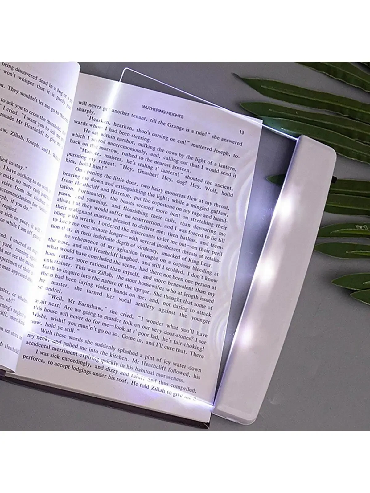 1PC-LED Wireless Book Lamp Dormitory Night Reading Eye Protection AAA Battery LED Creative Portable Table Lamp for Bedroom