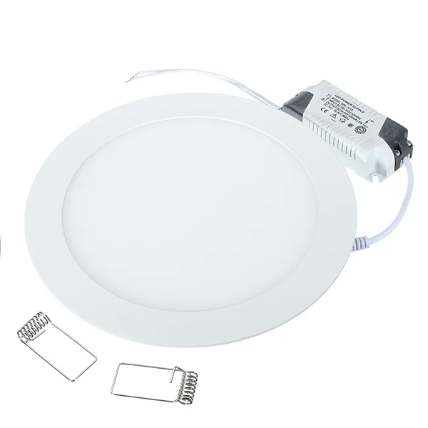 Ultra Thin Dimmable Led Panel Downlight 3w 6w 9w 12w 15w 25w LED Round Ceiling Light Built-in AC85-265V LED Panel Light SMD2835