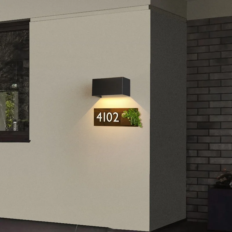 Nordic Modern Wall Light 12W 24W IP65 Waterproof LED Lamps Indoor Outdoor Wall Sconce Living Room Porch Bedroom Wall Lamp