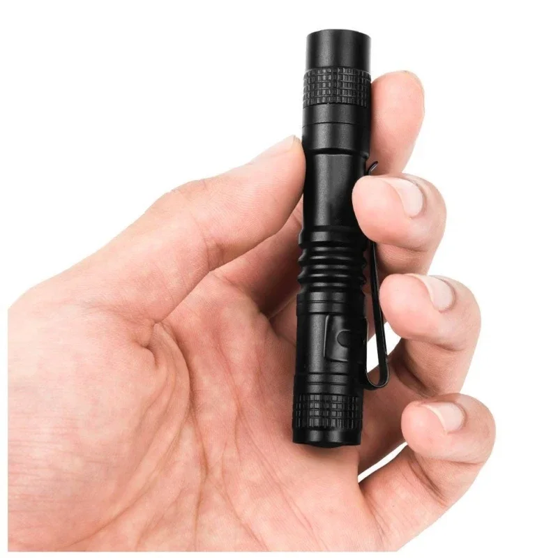 Portable Mini LED Flashlight Use AAA Battery Small Pen Light medical examination Ultra Brigh Outdoor Emergency Handheld Torch