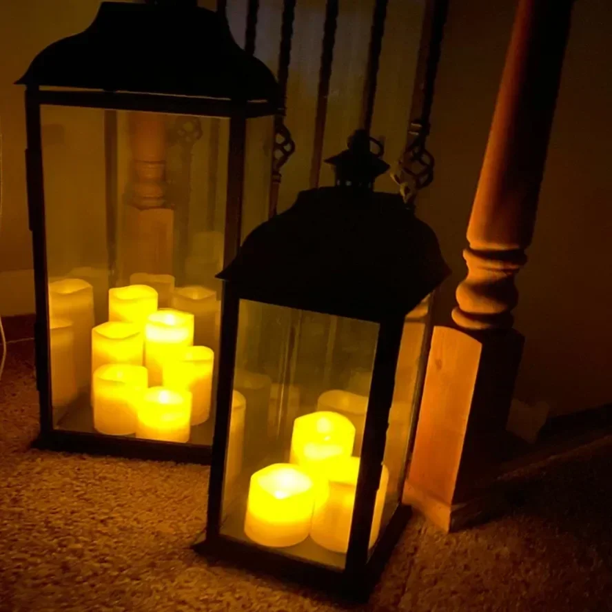 LED Battery Energy Saving Candle Light Swinging Flameless Simulation Birthday Party Wedding Bedroom Decoration Lighting Supplies