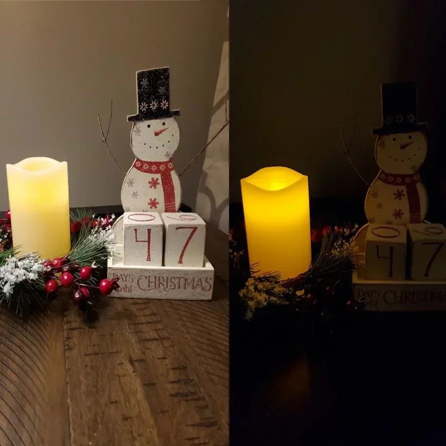 LED Battery Energy Saving Candle Light Swinging Flameless Simulation Birthday Party Wedding Bedroom Decoration Lighting Supplies