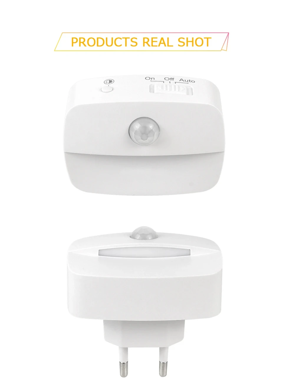 LED Night Light EU US Plug In Smart Motion Sensor Light 220V Wall Lamp For Home Aisle Hallway Stair Kitchen Bedroom Night Lamp
