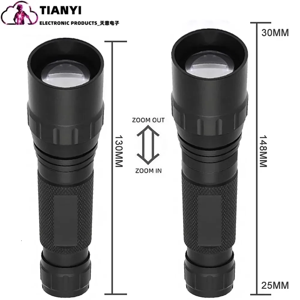 Infrared Complement 7W VCSEL 850nm/940nm Zoom Infrared Flashlight with Mute Adjustable Power 810nm IR Light