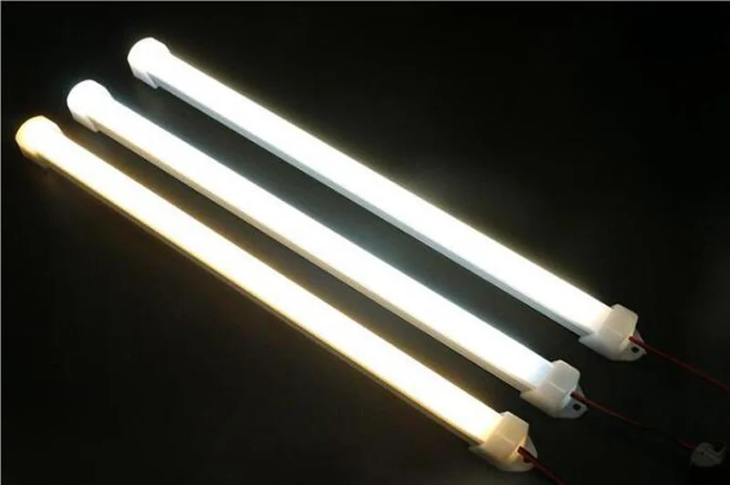 5pcs 12v 24v Led Hard Strip Led Rigid Bar Led Tube 18cm 27cm 35cm 50cm 6w 8w 10w Car Cabinet Showcase Ad Back 3000k 4000k 6000k