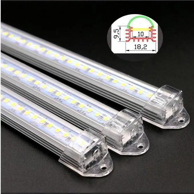5pcs 12v 24v Led Hard Strip Led Rigid Bar Led Tube 18cm 27cm 35cm 50cm 6w 8w 10w Car Cabinet Showcase Ad Back 3000k 4000k 6000k