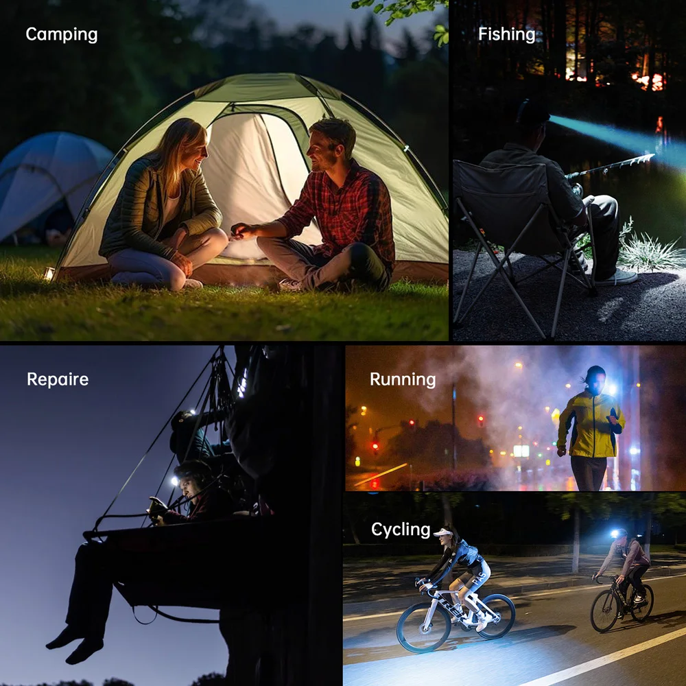 SOFIRN HS42 2100lm 6000K Multi Light Sources 3000mah Headlamp SST40 LED Red Light Torch USB C Rechargeable