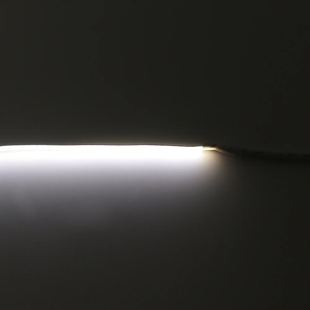 5V USB 3mm PCB COB LED Strip Light with Switch Dimmer Remote Control 320 LEDs High Density Linear Lighting Flexible Tape Lamp