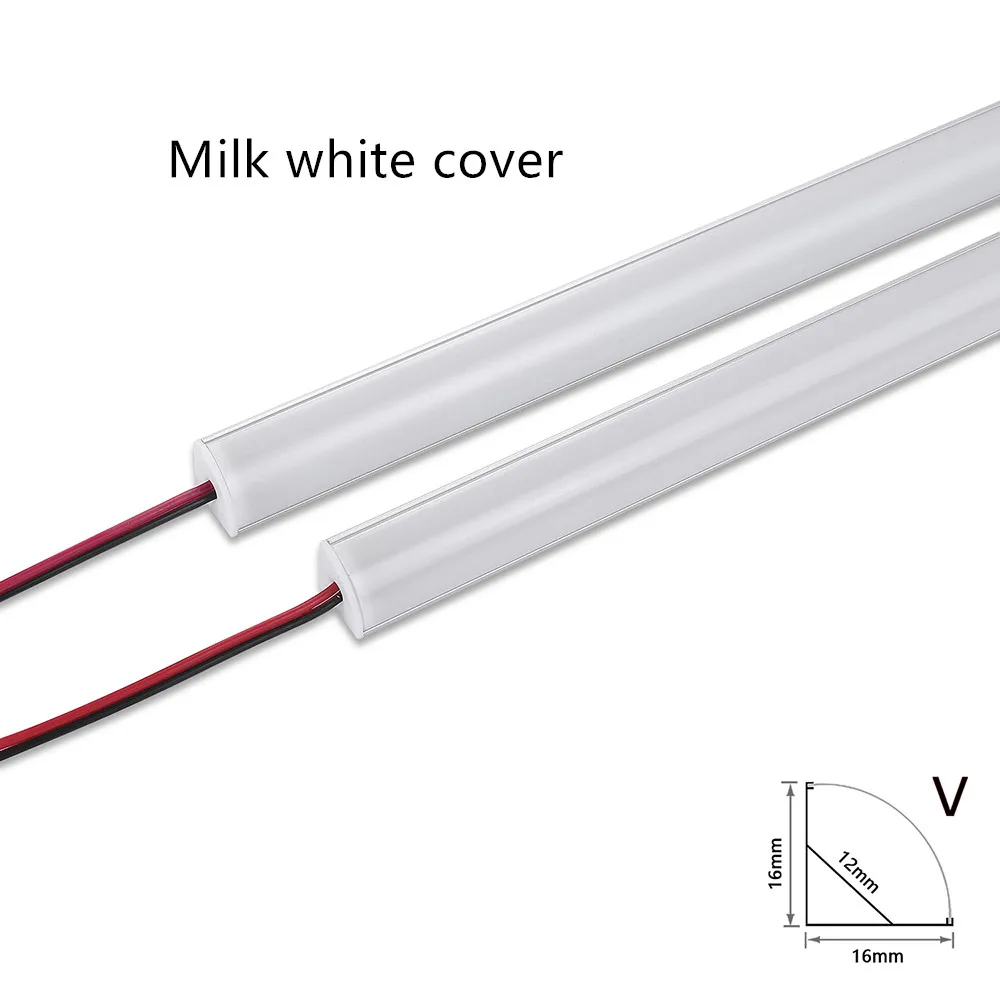 LED aluminum rigid light bar DC12V 50CM 20 inch U/V-shape 5730 36LEDs LED aluminum channel Home decoration lighting or connector
