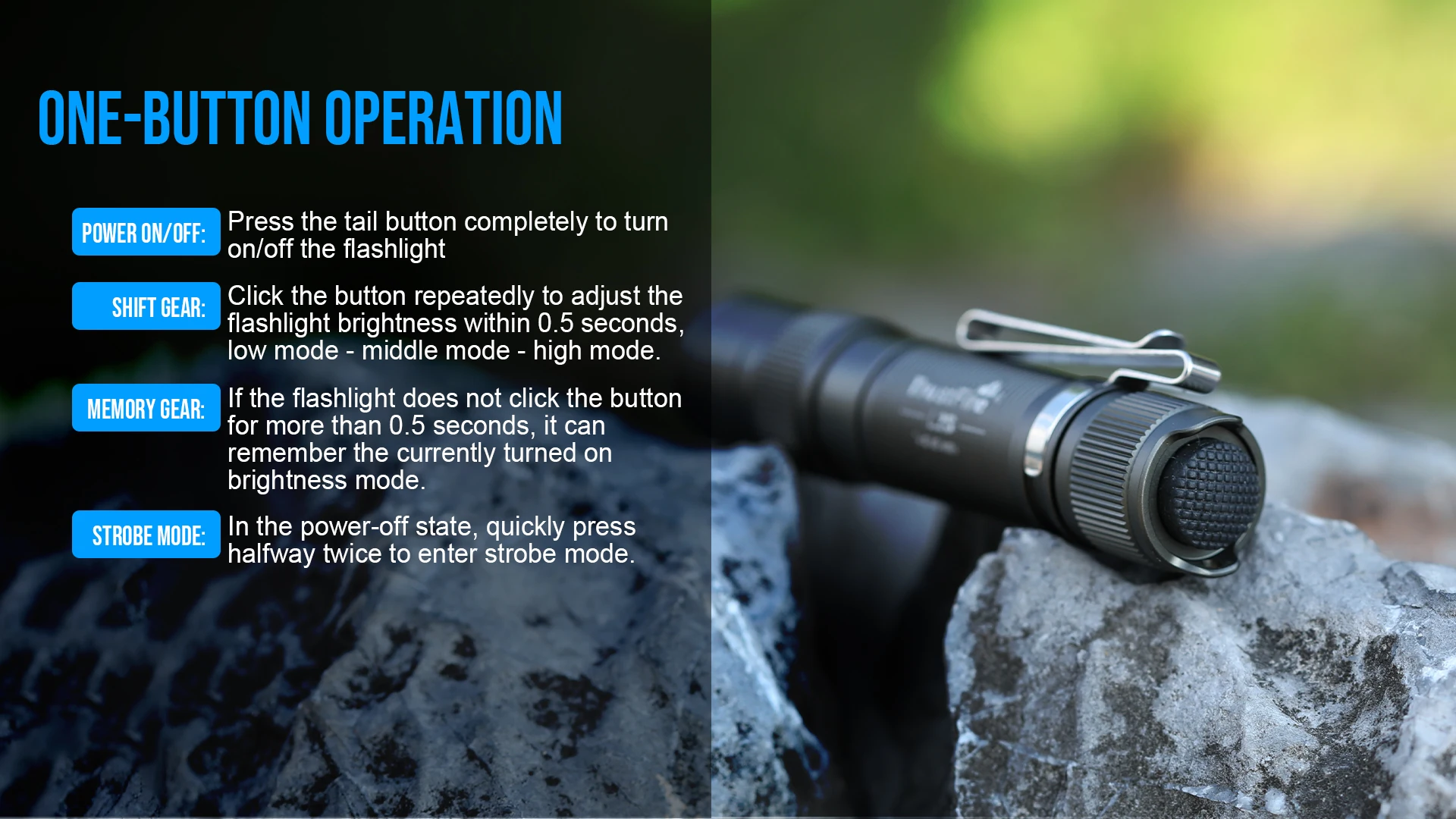 Trustfire L2S Tactical Flashlight 1050Lumens IPX6 14500 Potable Torch Lighting Tyce C USB Rechargeable Lamp with Memory Function