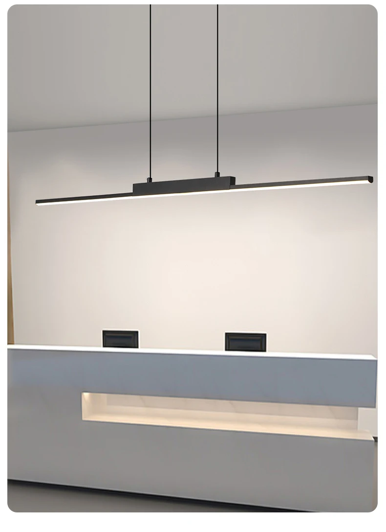 Pendant Lights Modern Simple Dining Room Lights For Kitchen Long Chandelier Living Room Pendant Lamp Home Decoration Lighting