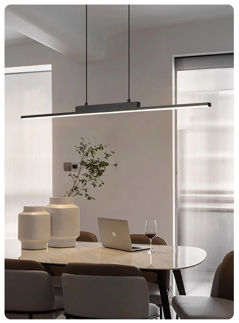 Pendant Lights Modern Simple Dining Room Lights For Kitchen Long Chandelier Living Room Pendant Lamp Home Decoration Lighting