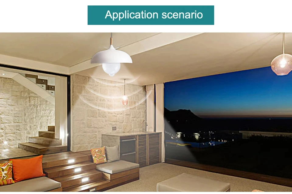 B22 LED Bulb Light 12W 15W 18W 20W PIR Sensor Motion Bulb Lamp Energy Saving For Living Room Bedroom Kitchen