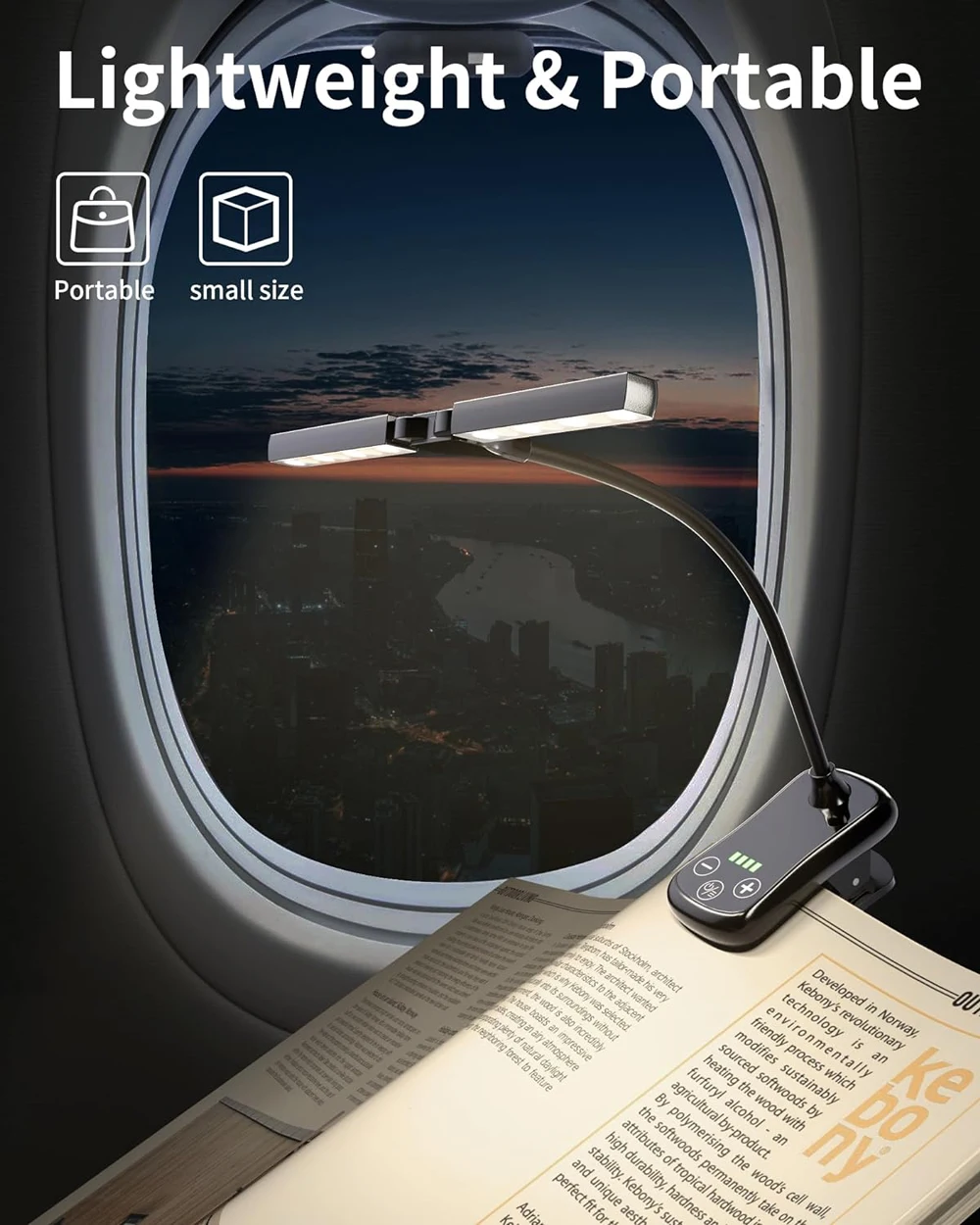 New 3 Colors 8 Brightness 14 LED Clip On Book Light Usb Rechargeable Night Light Portable Reading Light Book Lamp Mini Desk Lamp