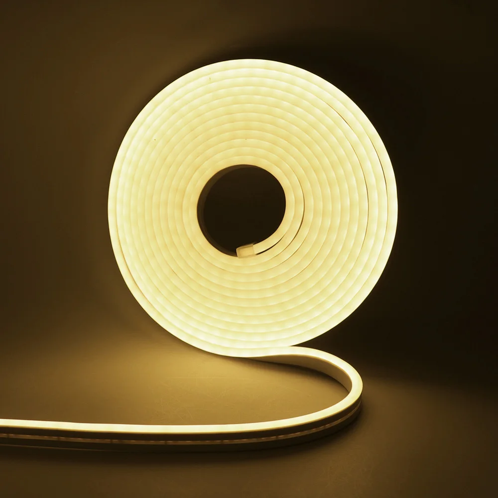 12V 24V LED Neon Light Strip Waterproof Neon Sign 6X12mm Silicone Rope Lights Flexible Lamp Decoration with DC Plug/2pin Wire