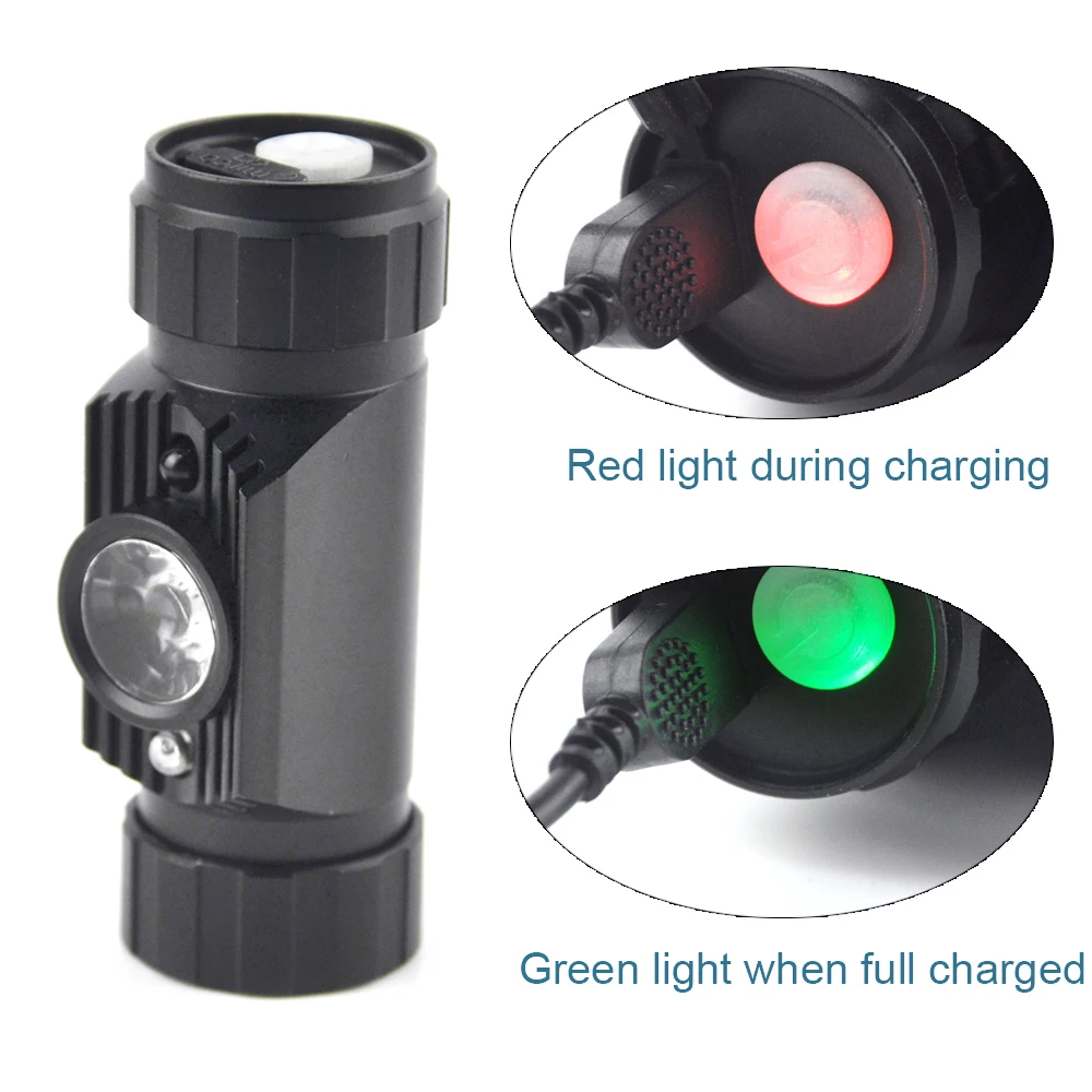 BORUiT 020 Motion Sensor LED Headlamp 1000LM Type-C Rechargeable Headlight Waterproof Camping Hunting Head Torch
