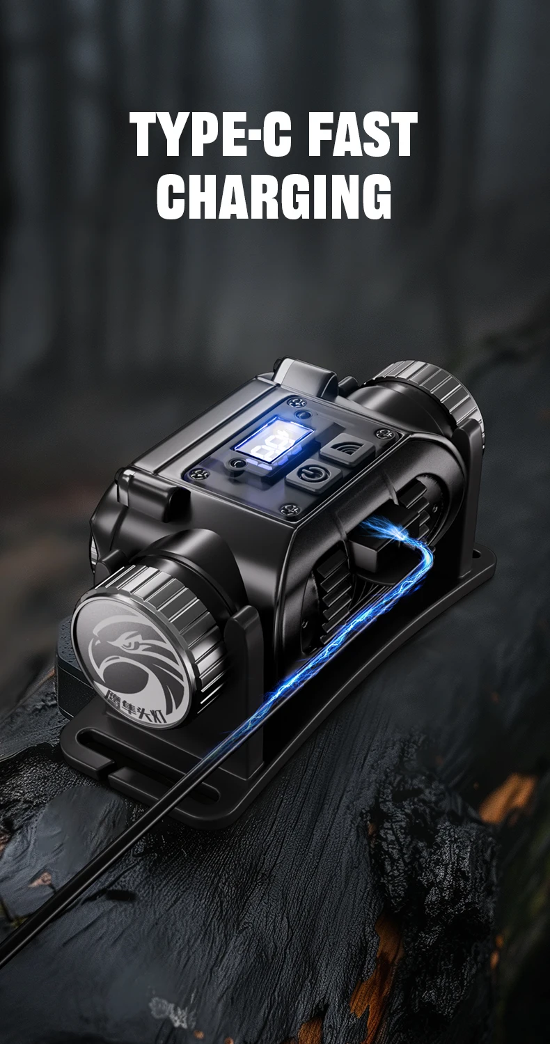 WARSUN Powerful Led Headlamp Headlight Zoom Head Lamp Flashlight USB Rechargeable Fishing Lantern Head Torch