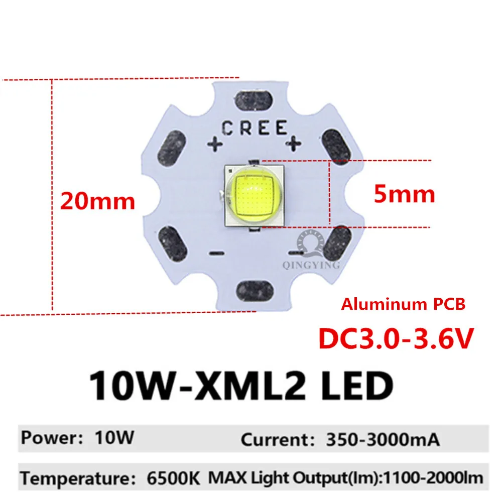DC3V/6V/24V XML2 T6 XHP70 XHP90 XHP110 LED COB Replace 18W 30W 36W 45W 54W 72W For Flashlight Car Light Diving Light Source