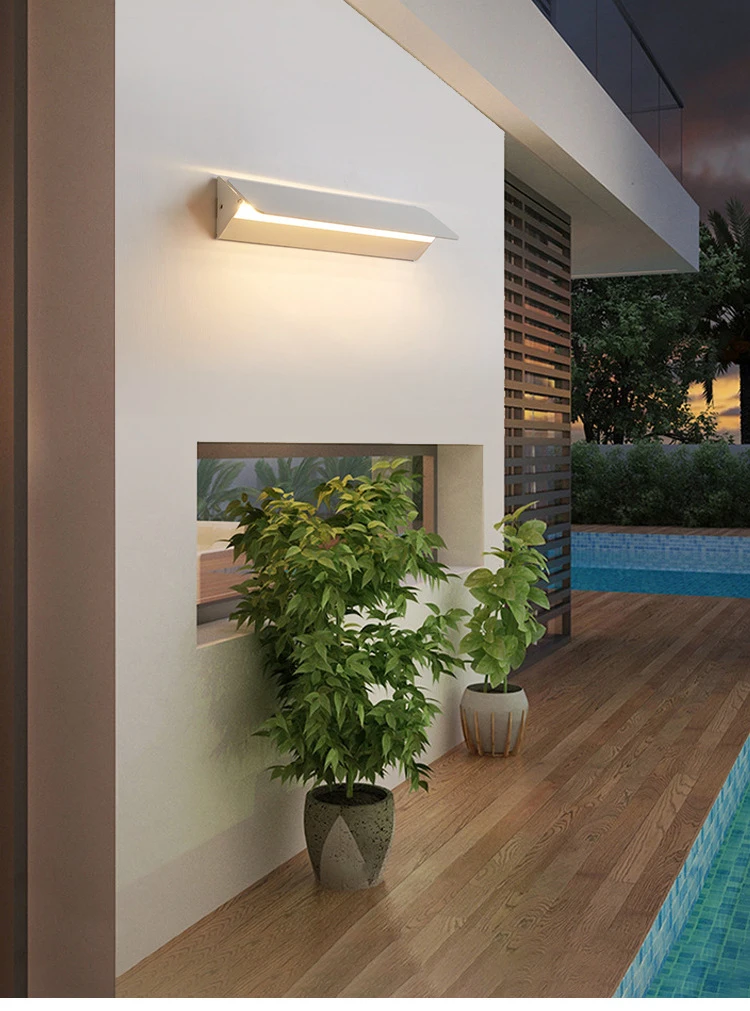 Indoor LED Wall Lamp Adjustable Angle Aluminum Alloy Wall Light Home Living Room Bedroom Vanity Mirror Bedside Lights