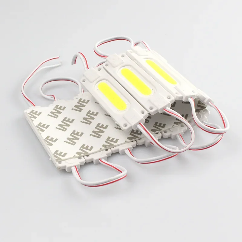 20pcs Super Bright LED COB Module Light 12V IP65 Waterproof Backlight for Shop Signboard Advertisement Sign Letter Decor Lamp
