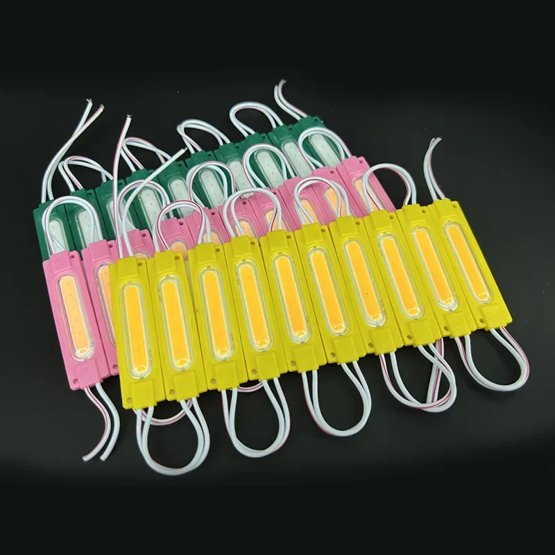 20pcs Super Bright LED COB Module Light 12V IP65 Waterproof Backlight for Shop Signboard Advertisement Sign Letter Decor Lamp