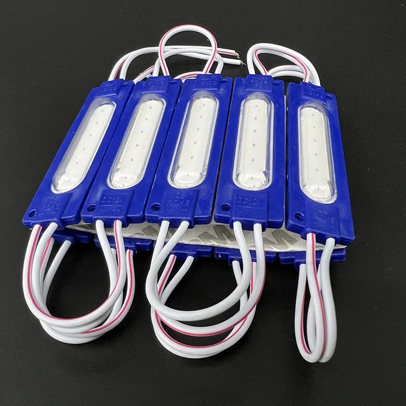 20pcs Super Bright LED COB Module Light 12V IP65 Waterproof Backlight for Shop Signboard Advertisement Sign Letter Decor Lamp