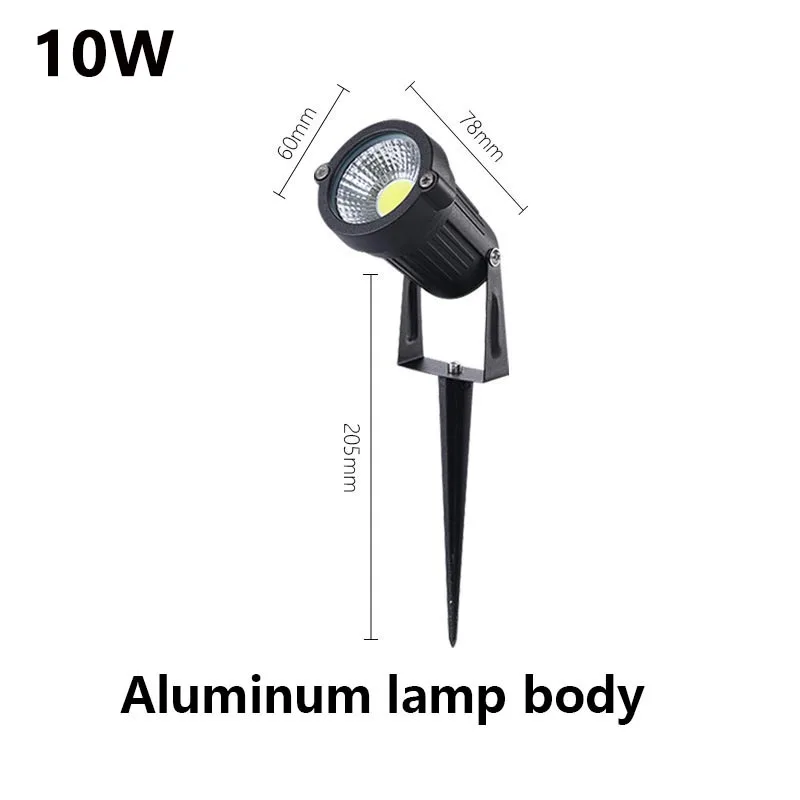 LED Garden Lawn Lamp 5W 10W 15W Outdoor Waterprof IP65 220V110V12V24V Landscape Spike Bulb Garden Path COB Lawn Spotlights
