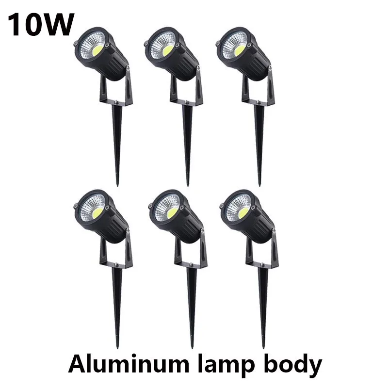 LED Garden Lawn Lamp 5W 10W 15W Outdoor Waterprof IP65 220V110V12V24V Landscape Spike Bulb Garden Path COB Lawn Spotlights