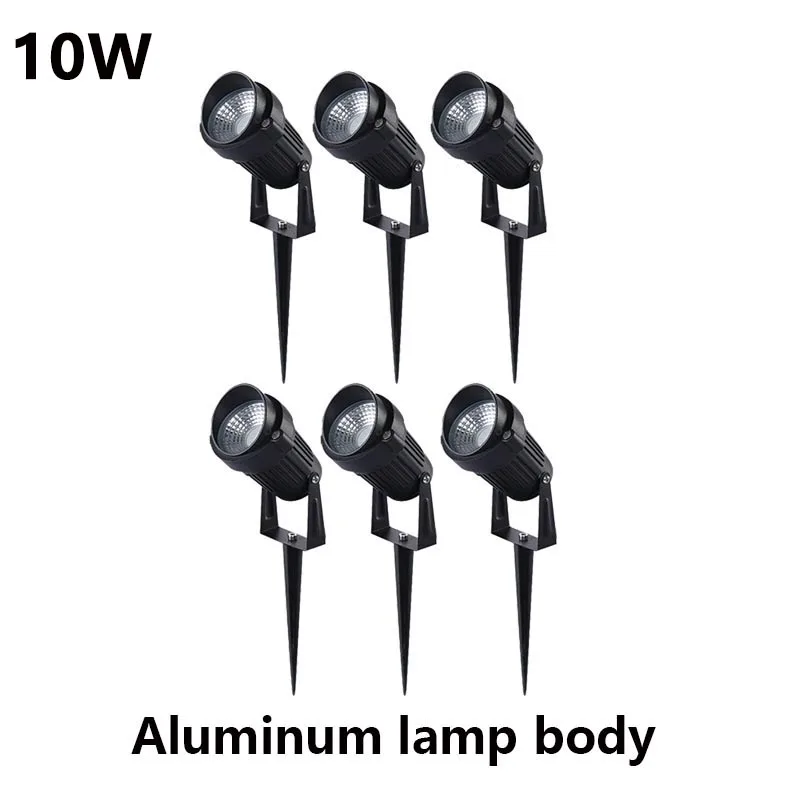 LED Garden Lawn Lamp 5W 10W 15W Outdoor Waterprof IP65 220V110V12V24V Landscape Spike Bulb Garden Path COB Lawn Spotlights