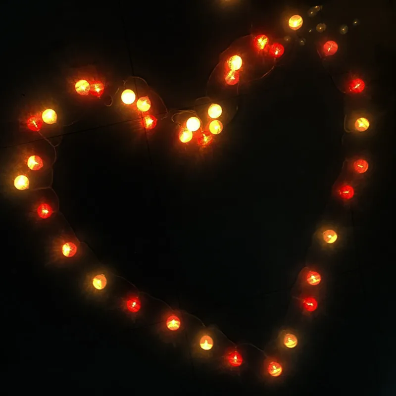 10/20/40 LED Cotton USB Balls String Christmas Fairy Lights Novelty Lamp Chain for Home Outdoor Garland Wedding Party Decoration